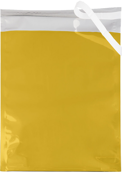 Gold Foil 32lb 9 x 12 Open End Envelopes with Peel & Seal