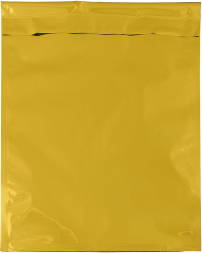 Gold Foil 32lb 9 x 12 Open End Envelopes with Peel & Seal