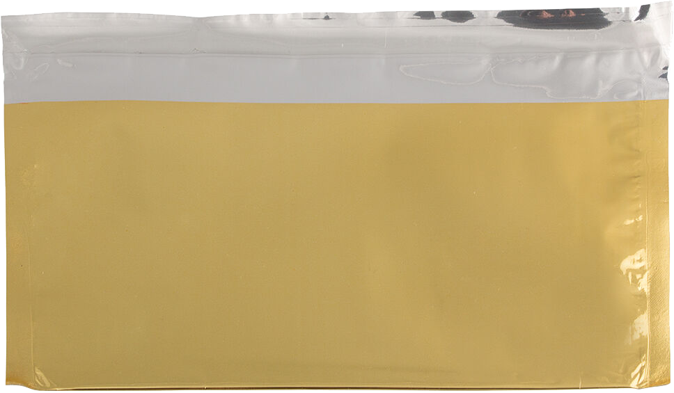 Gold Foil 32lb #10 Square Flap (4 1/8 x 9 1/2) with Peel & Seal