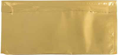 Gold Foil 32lb #10 Square Flap (4 1/8 x 9 1/2) with Peel & Seal