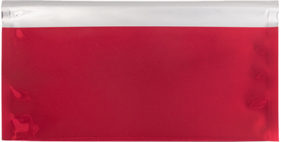 Red Foil 32lb #10 Square Flap (4 1/8 x 9 1/2) with Peel & Seal