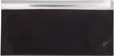 Black Foil 32lb #10 Square Flap (4 1/8 x 9 1/2) with Peel & Seal