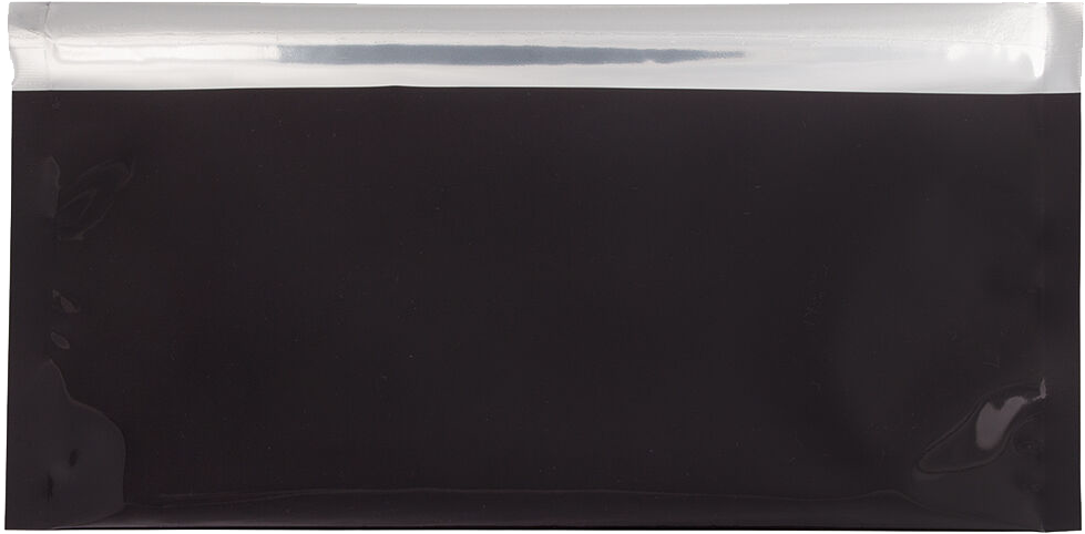 Black Foil 32lb #10 Square Flap (4 1/8 x 9 1/2) with Peel & Seal