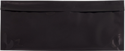 Black Foil 32lb #10 Square Flap (4 1/8 x 9 1/2) with Peel & Seal