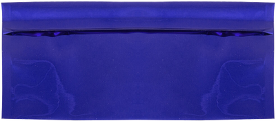 Blue Foil 32lb #10 Square Flap (4 1/8 x 9 1/2) with Peel & Seal