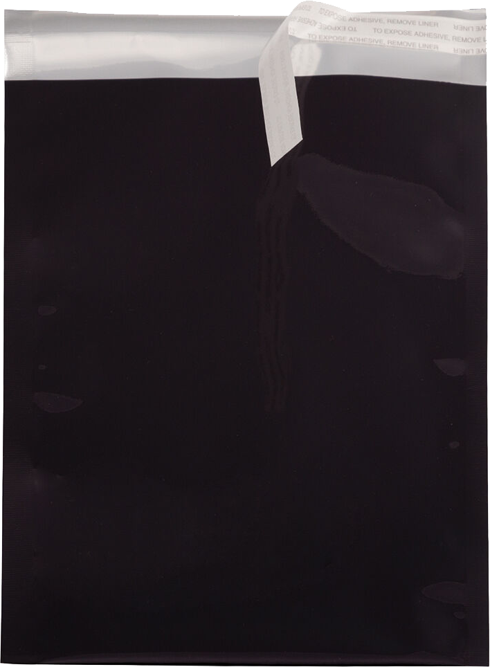 Black Foil 32lb 6 1/4 x 7 7/8 Invitation Envelopes with Peel & Seal