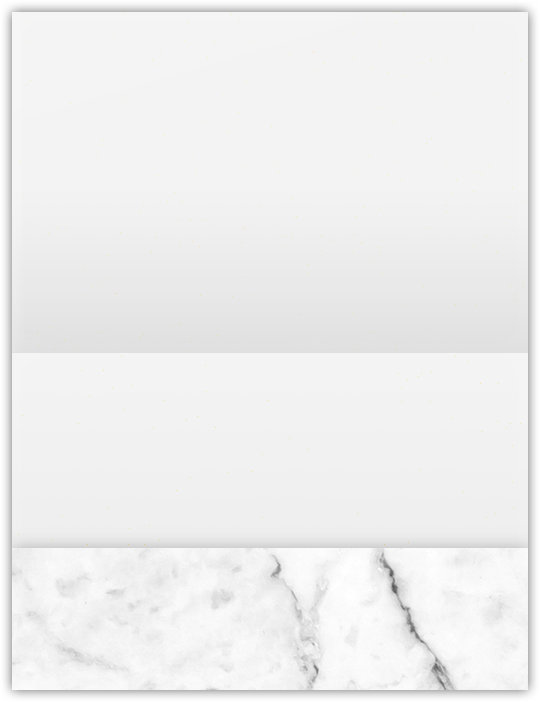 White with Ash Gray Marble Semi-Gloss 14pt C1S 5 1/8 x 3 3/8 One Pocket Landscape Photo Holders with 1 3/8 Inch Pocket