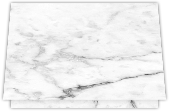 White with Ash Gray Marble Semi-Gloss 14pt C1S 5 1/8 x 3 3/8 One Pocket Landscape Photo Holders with 1 3/8 Inch Pocket