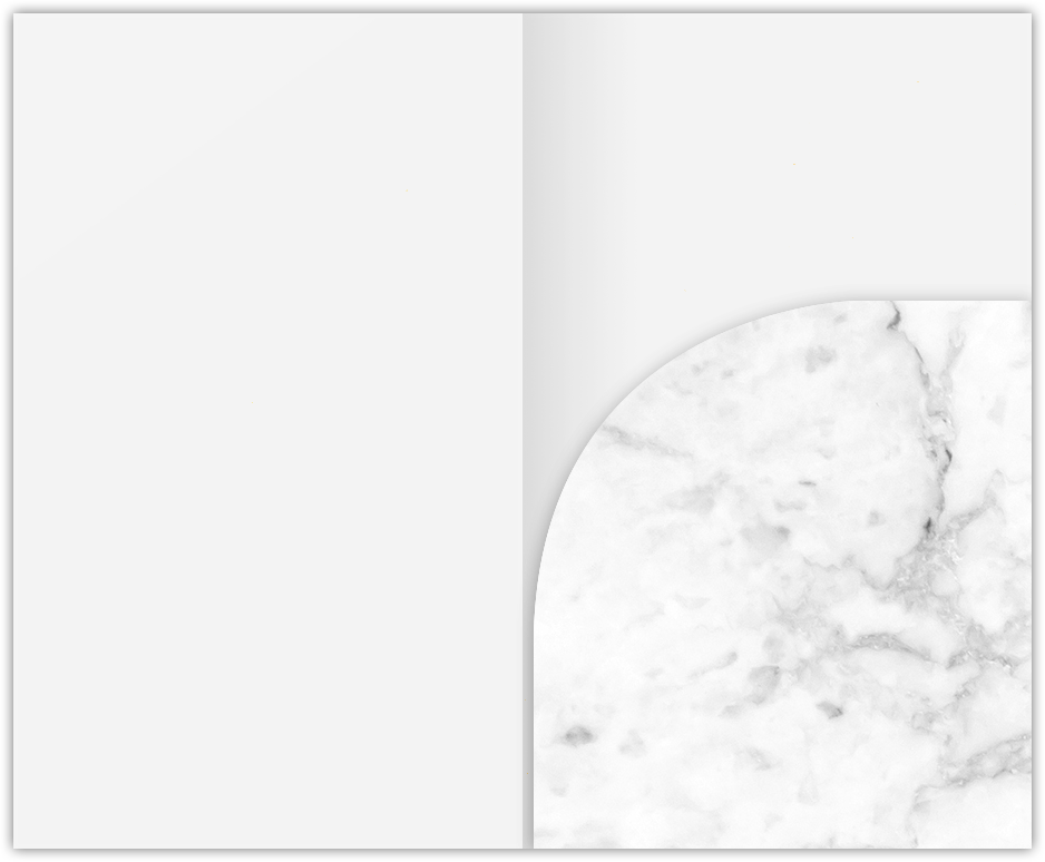 White with Ash Gray Marble Semi-Gloss 14pt C1S 2 3/4 x 4 1/2 One Curved Pocket Key Card Holders with 3 Inch Pocket