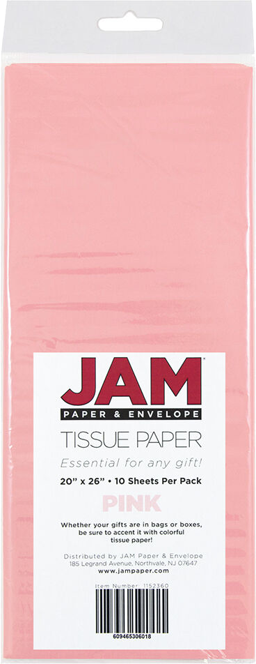 Pink Tissue Paper (20 x 26) - 10 Sheets