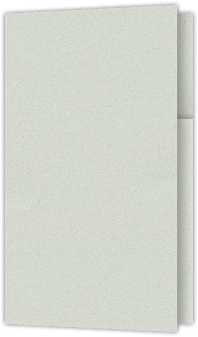 Gray Fiber 80lb 2 3/4 x 4 1/2 One Curved Pocket Key Card Holders with 3 Inch Pocket