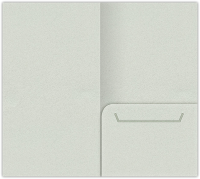 Gray Fiber 80lb 3 3/8 x 6 One Pocket Key Card Holders with 2 1/2 Inch Pocket