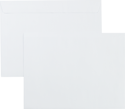 White 24lb 9 x 12 Booklet Envelopes