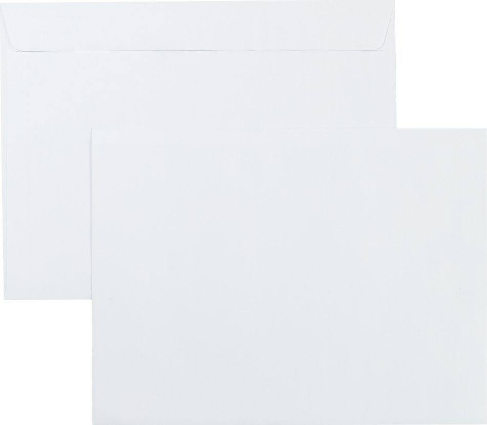 White 24lb 9 x 12 Booklet Envelopes