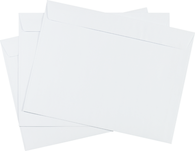 White 24lb 9 x 12 Booklet Envelopes