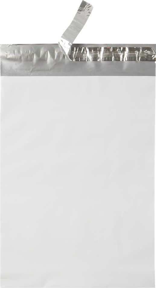 White 14lb 9 x 12 Poly Mailer with Peel & Seal