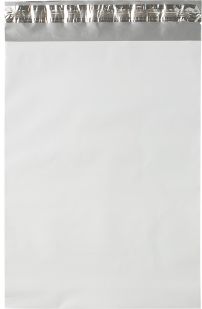 White 14lb 9 x 12 Poly Mailer with Peel & Seal