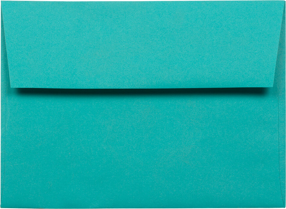 Sea Blue 24lb A6 Invitation Envelopes (4 3/4 x 6 1/2)