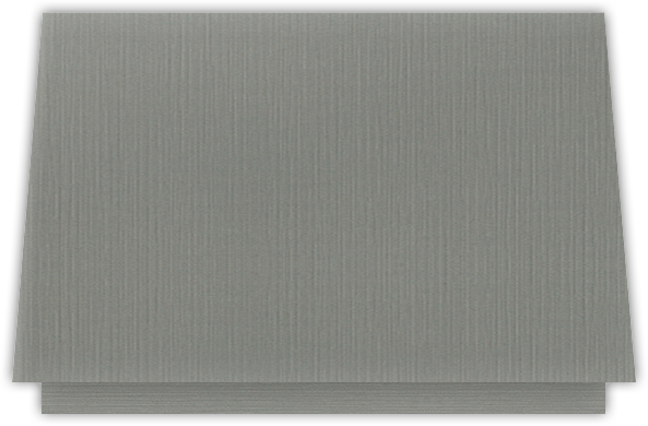 Sterling Gray Linen 100lb 5 1/8 x 3 3/8 One Pocket Landscape Photo Holders with 1 3/8 Inch Pocket