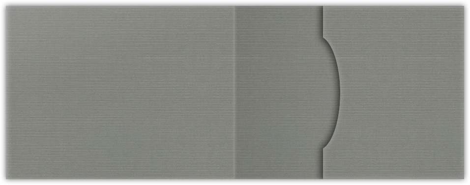 Sterling Gray Linen 100lb 2 3/4 x 3 3/4 One Pocket Key Card Holders with 2 1/4 Inch Pocket