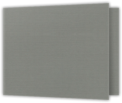 Sterling Gray Linen 100lb 2 3/4 x 3 3/4 One Pocket Key Card Holders with 2 1/4 Inch Pocket