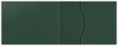Deep Pine Linen 100lb 2 3/4 x 3 3/4 One Pocket Key Card Holders with 2 1/4 Inch Pocket