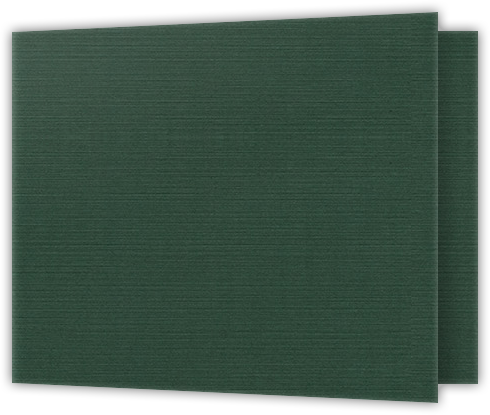 Deep Pine Linen 100lb 2 3/4 x 3 3/4 One Pocket Key Card Holders with 2 1/4 Inch Pocket