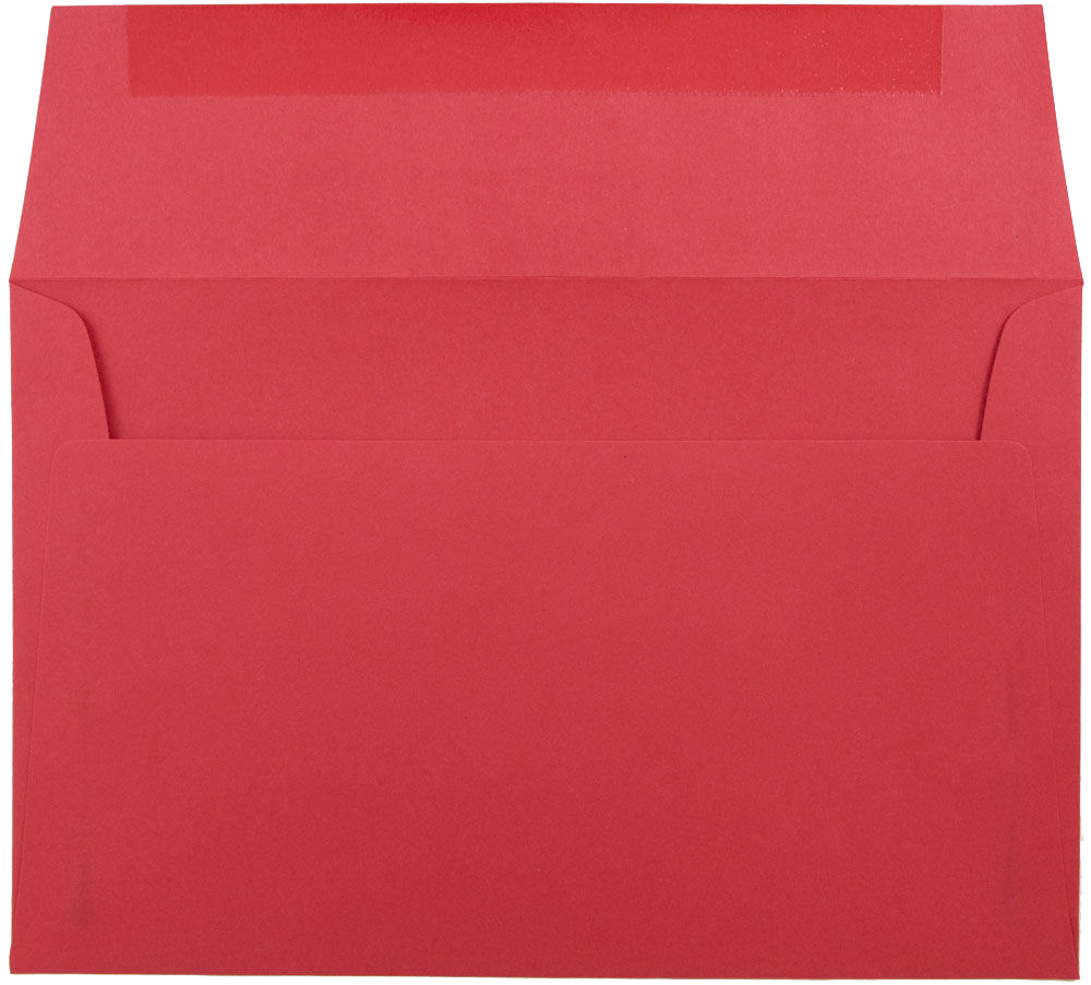 Red 24lb A9 Invitation Envelopes (5 3/4 x 8 3/4)