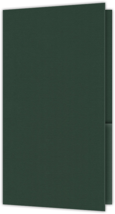 Forest Green Hopsack 90lb 3 3/8 x 6 One Pocket Key Card Holders with 2 1/2 Inch Pocket