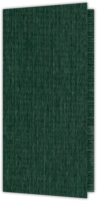 Green Linen 100lb 3 1/2 x 7 One Pocket Key Card Holders with 2 1/2 Inch Pocket
