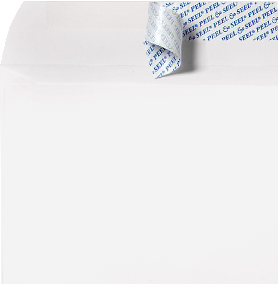 White 28lb 9 x 12 Booklet Envelopes with Peel & Seal