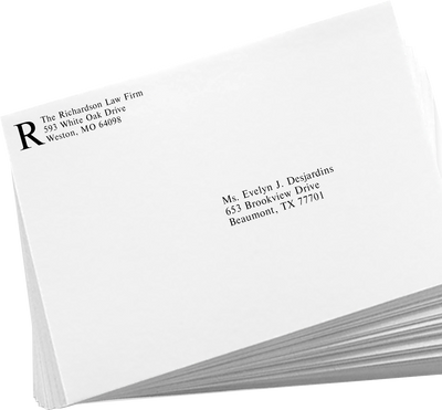White 28lb 9 x 12 Booklet Envelopes with Peel & Seal