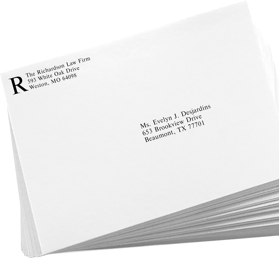 White 28lb 9 x 12 Booklet Envelopes with Peel & Seal