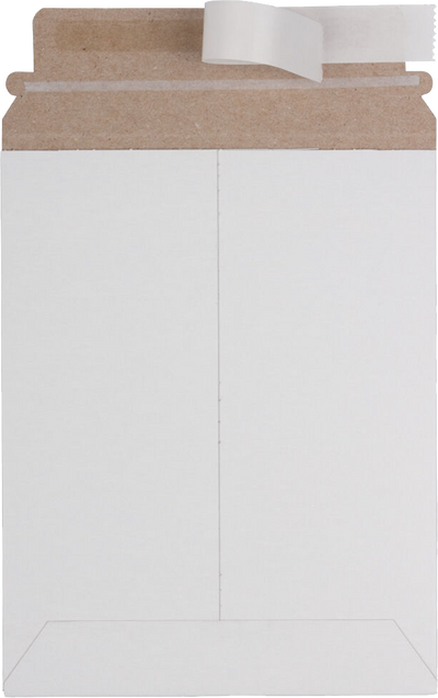 White 130lb 7 x 9 Photo Mailer Envelopes with Peel & Seal
