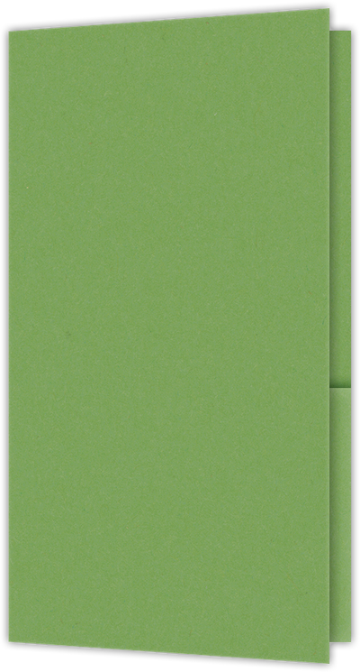 Gumdrop Green Vellum 100lb 3 3/8 x 6 One Pocket Key Card Holders with 2 1/2 Inch Pocket