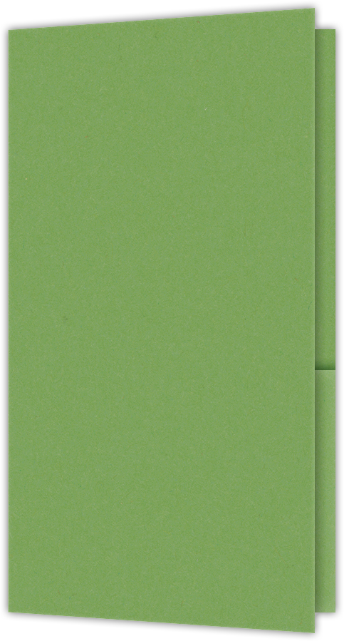 Gumdrop Green Vellum 100lb 3 3/8 x 6 One Pocket Key Card Holders with 2 1/2 Inch Pocket