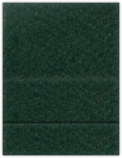 Hunter Green Felt 80lb 5 1/8 x 3 3/8 One Pocket Landscape Photo Holders with 1 3/8 Inch Pocket