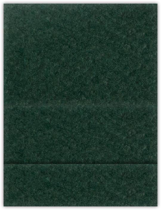 Hunter Green Felt 80lb 5 1/8 x 3 3/8 One Pocket Landscape Photo Holders with 1 3/8 Inch Pocket