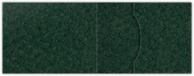Hunter Green Felt 80lb 2 3/4 x 3 3/4 One Pocket Key Card Holders with 2 1/4 Inch Pocket
