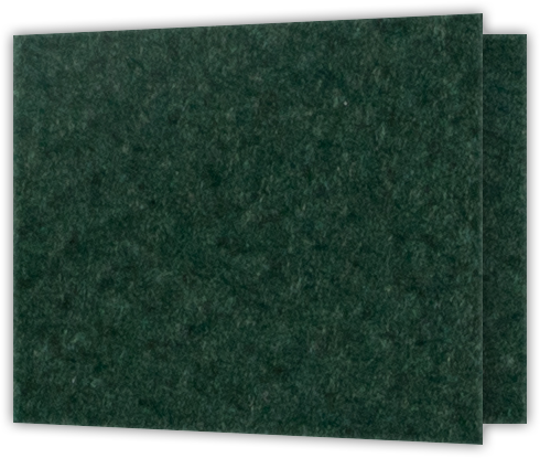 Hunter Green Felt 80lb 2 3/4 x 3 3/4 One Pocket Key Card Holders with 2 1/4 Inch Pocket