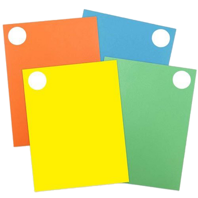 Assorted Brights Medium 1 2/3 Inch Round Labels