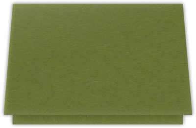 Jellybean Green Vellum 100lb 5 1/8 x 3 3/8 One Pocket Landscape Photo Holders with 1 3/8 Inch Pocket