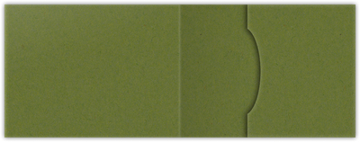Jellybean Green Vellum 100lb 2 3/4 x 3 3/4 One Pocket Key Card Holders with 2 1/4 Inch Pocket