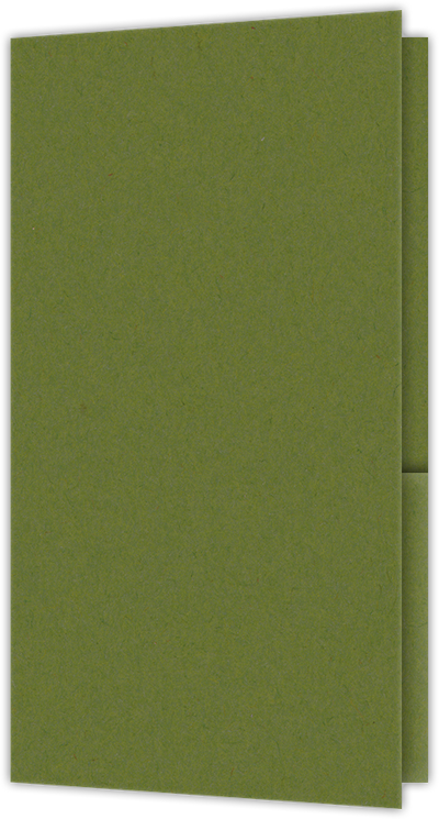 Jellybean Green Vellum 100lb 3 3/8 x 6 One Pocket Key Card Holders with 2 1/2 Inch Pocket