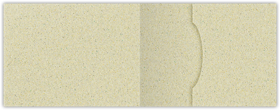 Thyme Fiber 80lb 2 3/4 x 3 3/4 One Pocket Key Card Holders with 2 1/4 Inch Pocket