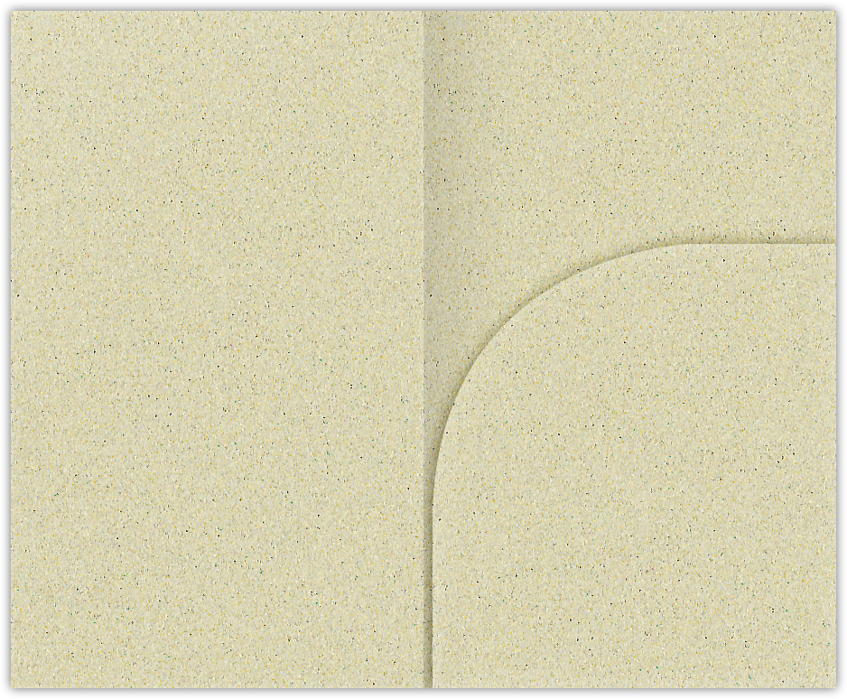 Thyme Fiber 80lb 2 3/4 x 4 1/2 One Curved Pocket Key Card Holders with 3 Inch Pocket