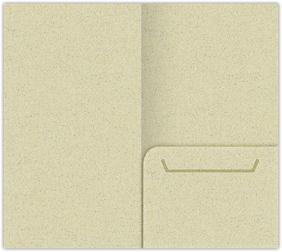 Thyme Fiber 80lb 3 3/8 x 6 One Pocket Key Card Holders with 2 1/2 Inch Pocket