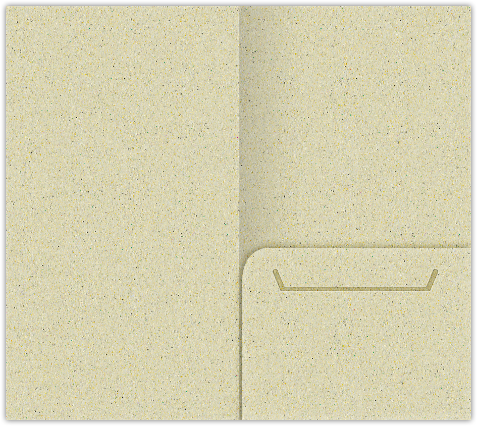 Thyme Fiber 80lb 3 3/8 x 6 One Pocket Key Card Holders with 2 1/2 Inch Pocket