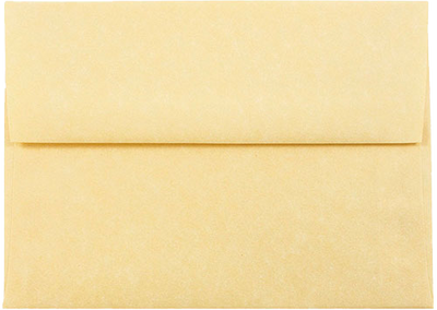 Antique Gold Parchment 24lb A6 Invitation Envelopes (4 3/4 x 6 1/2)