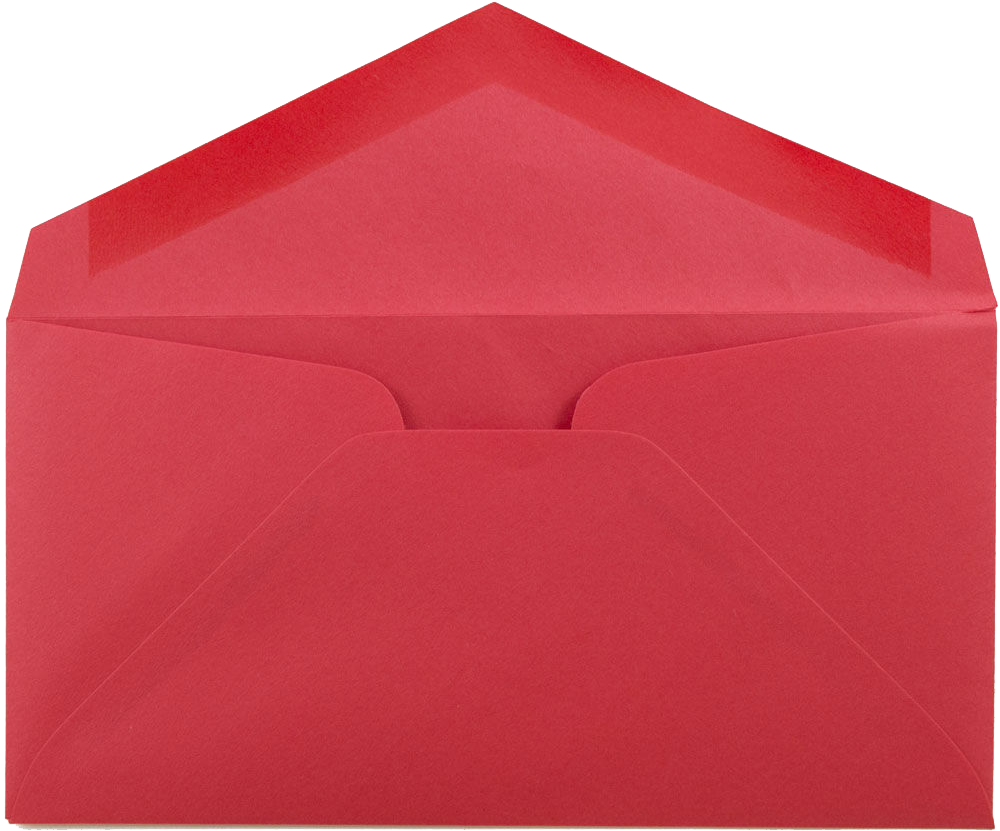 Red 24lb #7 3/4 Monarch Envelopes (3 7/8 x 7 1/2)